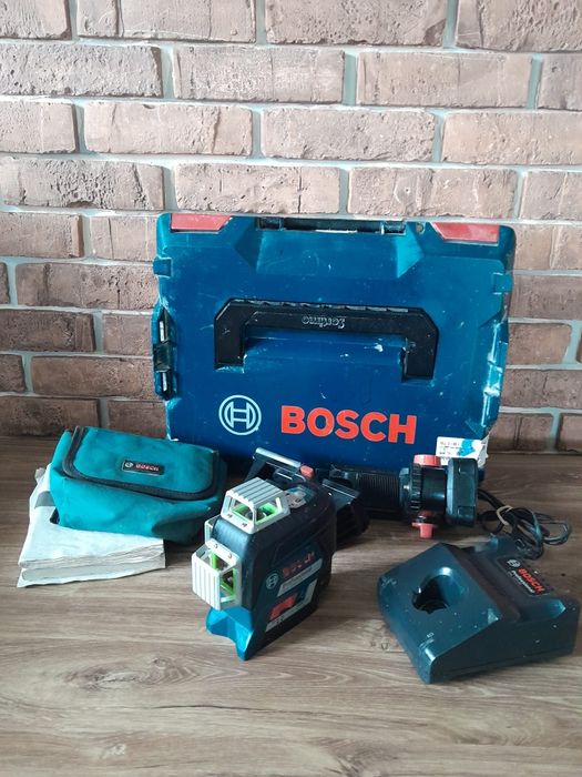 Laser bosch GLL 3-80 CG ,zielony 3x360, zestaw w etui