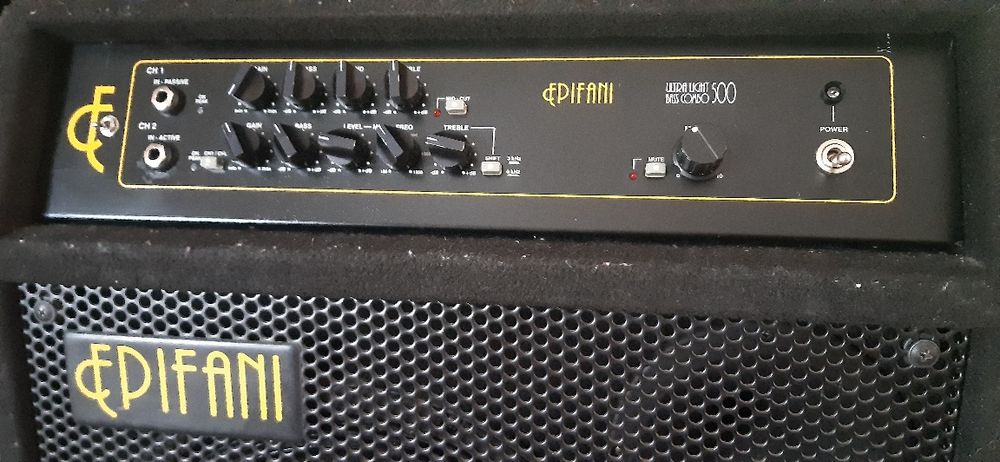 Epifani UL 500 + coluna UL3 - Amplificador baixo