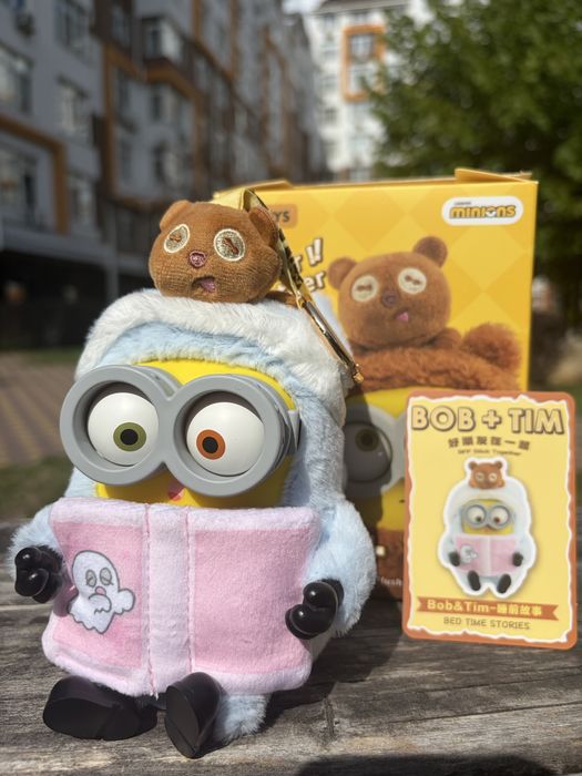 Колекційна м’яка іграшка з кільцем Pop Top 52Toys Bob and Tim Посіпаки