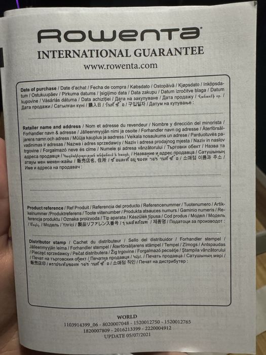 Ferro a Vapor Rowenta Pro Style