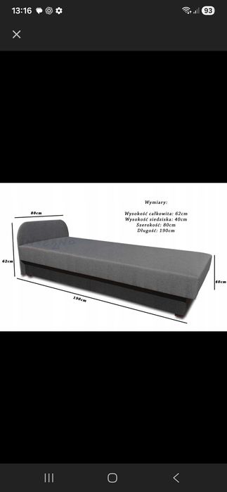 Łóżko pojedyńcze