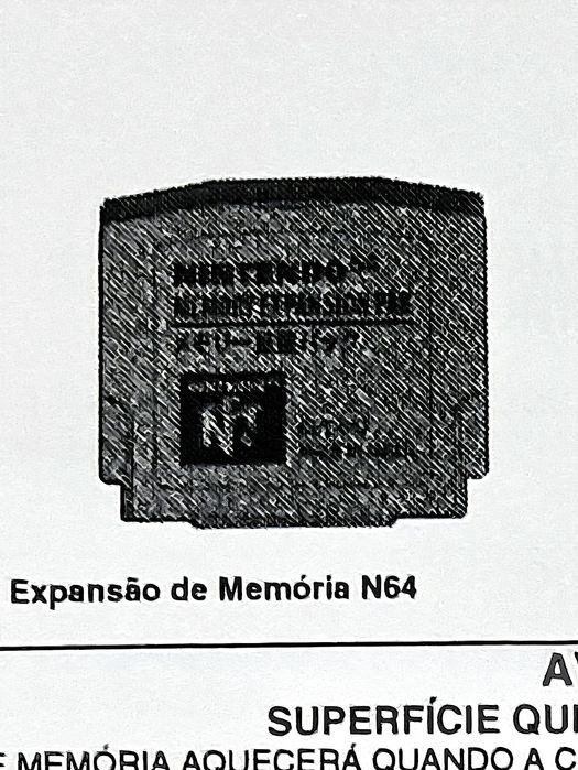 Manual de Instruções PT Expansão de Memória N64 (Nintendo 64, Portugal