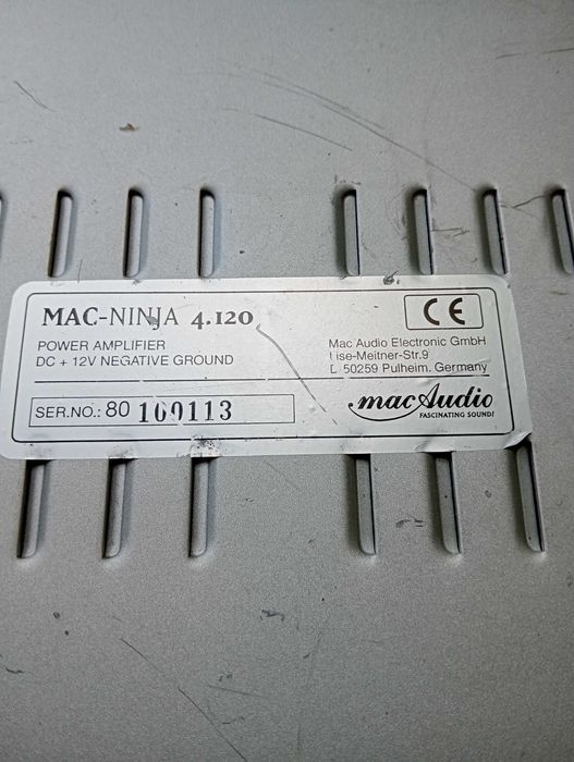Wzmacniacz MAC NINJA 4x120 W - 12v
