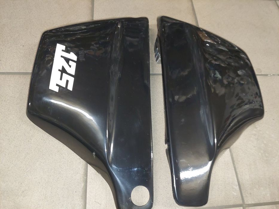 Oslony boczne boczki rama wsk125 garbuska duże kpl