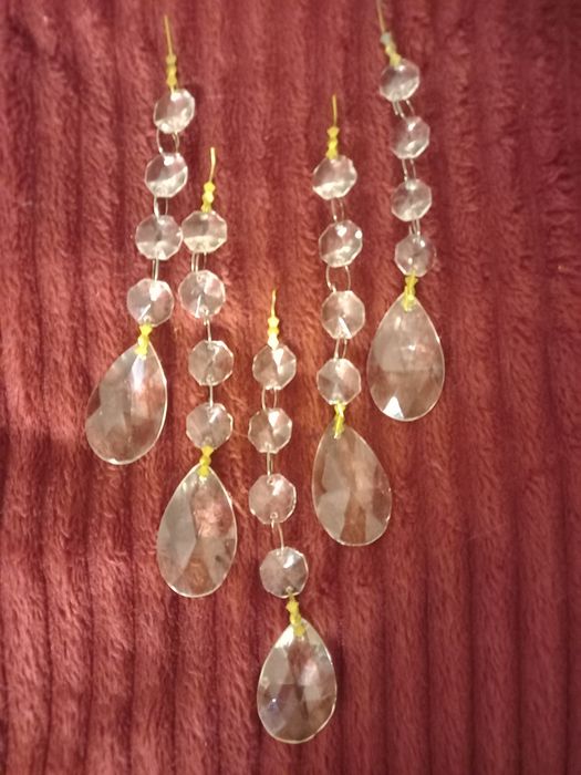 Хрустальные подвески,капля. разные..