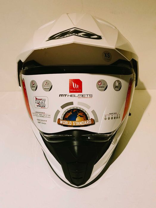 Capacete criança MT duo-sport trail adv motard mota novo