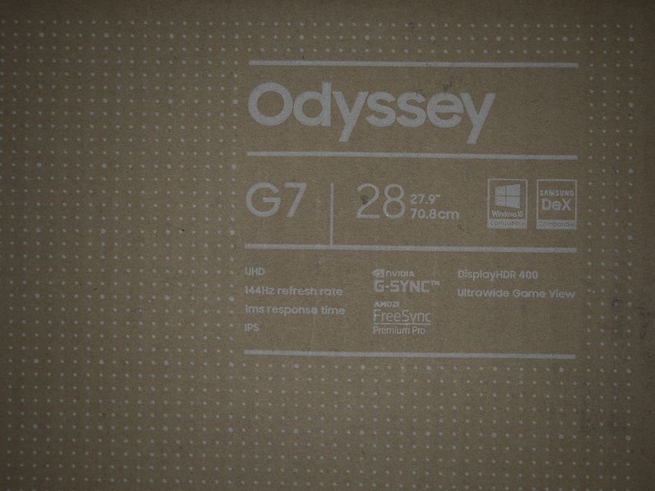Samsung Odyssey G7 LS28AG700N 28" 4K 144Гц G-Sync FreeSync монітор
