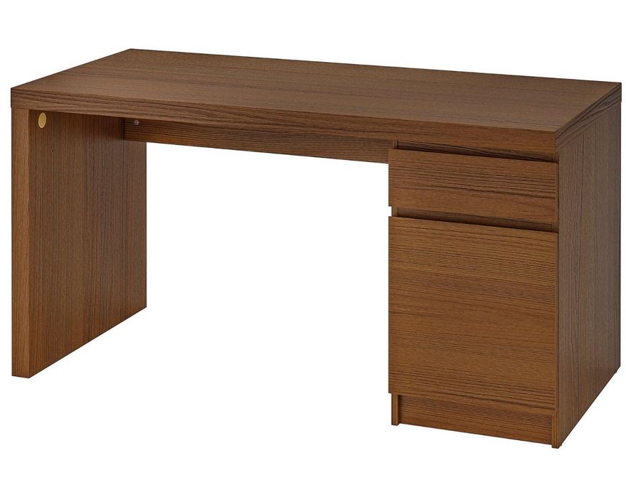 Nowe biurko IKEA MALM brązowe - 5 sztuk