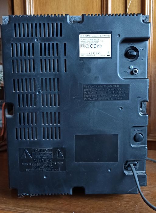 Subwoofer SONY SA-WP780