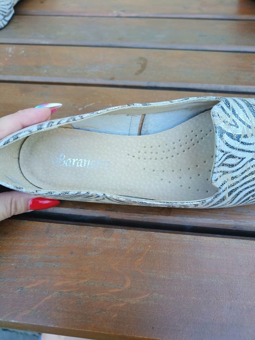 Baleriny wzór zebra