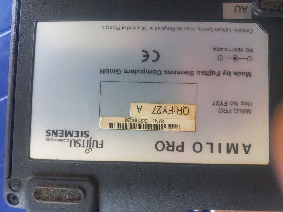 Ноутбук Fudjitsu Siemens AMILO PRO FY27  б/в.