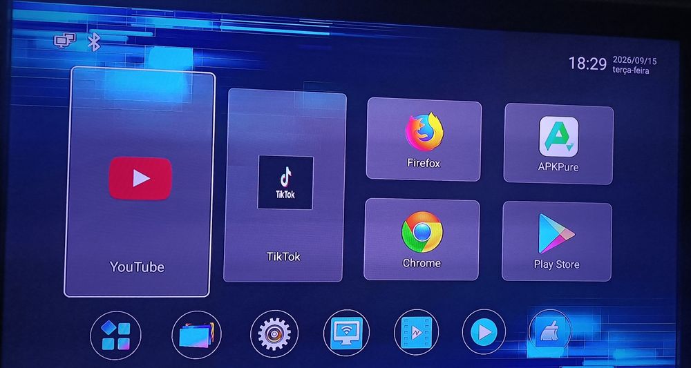 Android TV  Com android 12 de fábrica