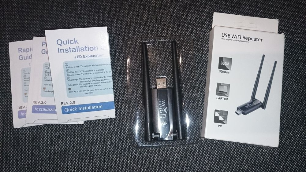 Wzmacniacz sygnału wi-fi do gniazda USB. Nowe!