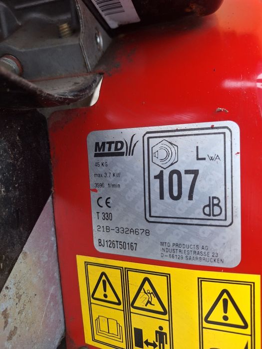 Glebogryzarka spalinowa MTD