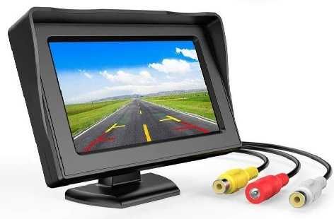 Câmeras CCTV (3.3V-12V) + TFT 12V (p/ carro, vigilância) + Cabo 5m