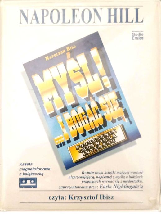 Myśl i bogać się Napoleon Hill Krzysztof Ibisz kaseta magnetofonowa