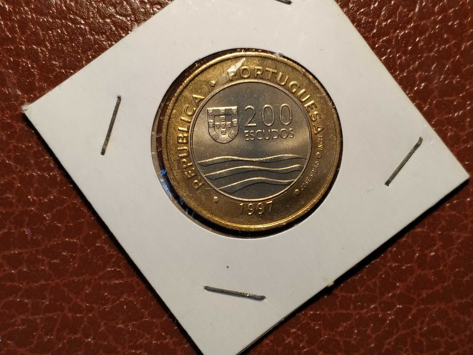 Portugal - moeda de 200 escudos de 1997 Expo'98 (animais)