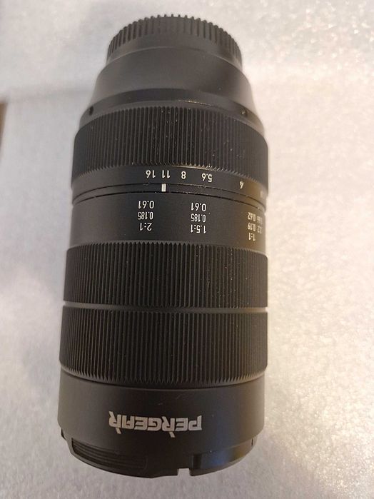 Obiektyw Pergear 60 mm f2.8 makro 2:1 mikro 4/3