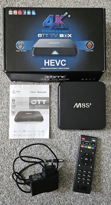 TV Box Android TV 4K M8S+