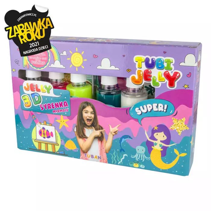 Tubi Jelly. Syrenka (6 kolorów). Tuban. Nowy Produkt