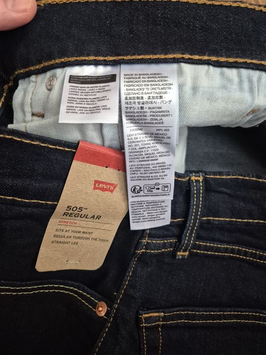 Нові чоловічи джинси levis 505 Regular [32/29]