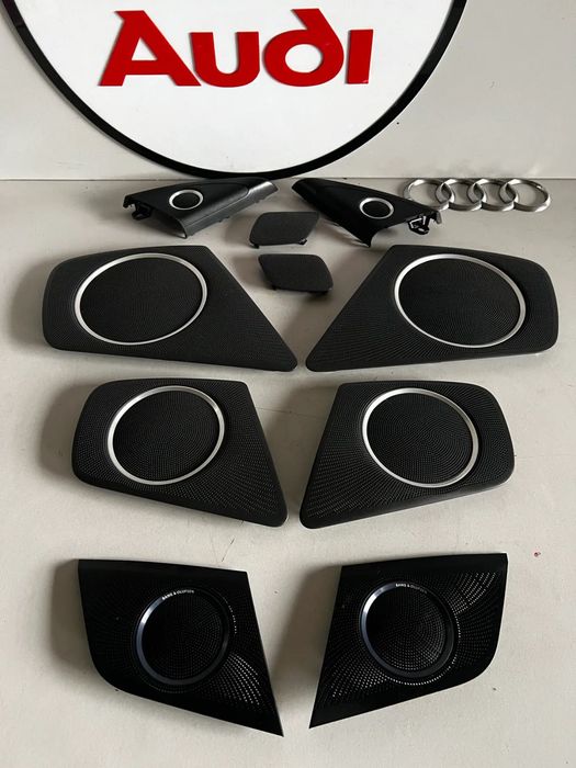 AUDI A4 B8 MASKOWNICE MASKOWNICA GŁOŚNIKA BANG &amp; OLUFSEN KOMPLET BANG OLUFSEN MASKOWNICE 8K0035420A 8K0035419A
