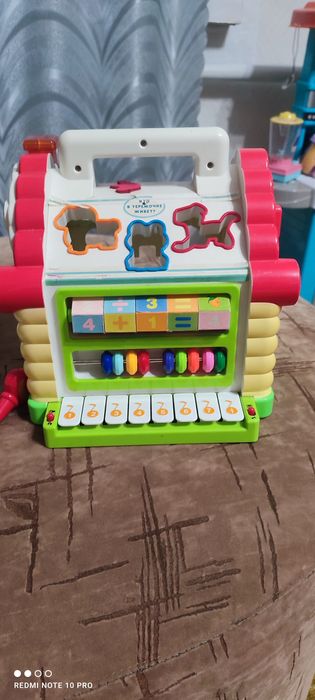 Ліжко колиска для ляльки, сортер, будинок