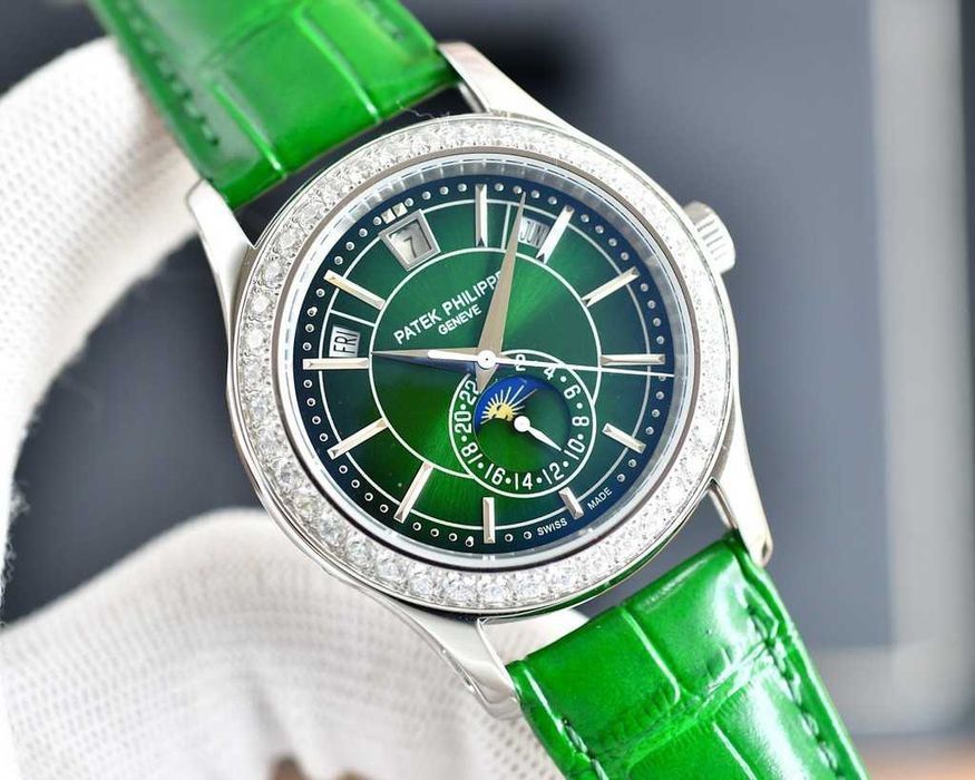 Годинник Patek Philippe nautilus moonwatch green