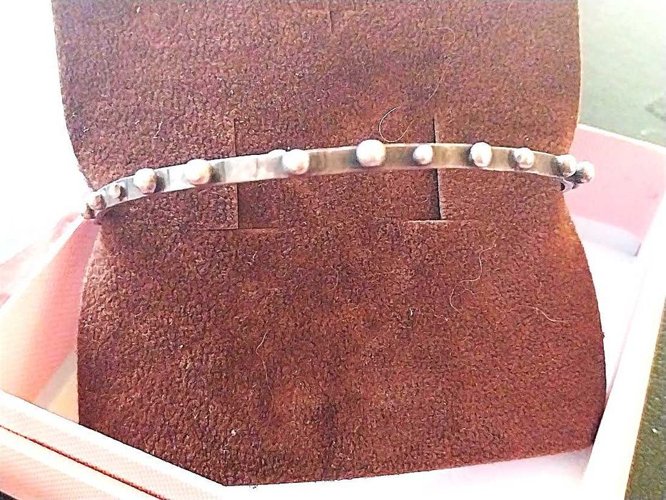 Zaremscy ZJZ stara srebrna bransoletka PRL