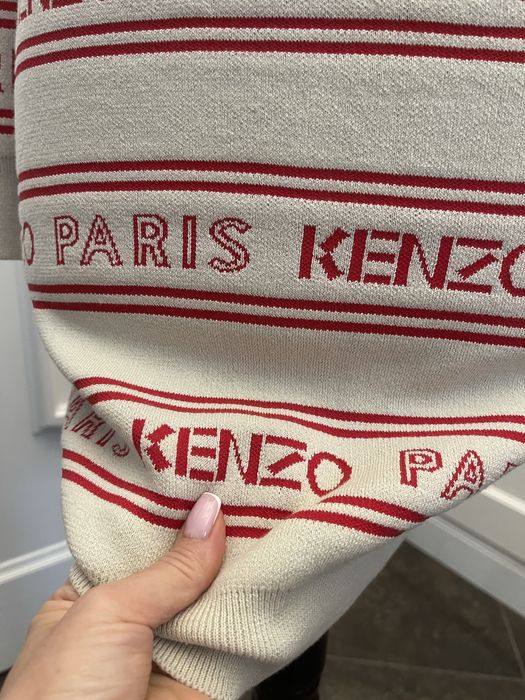 KENZO piękny sweter ze spódnicą, NOWY