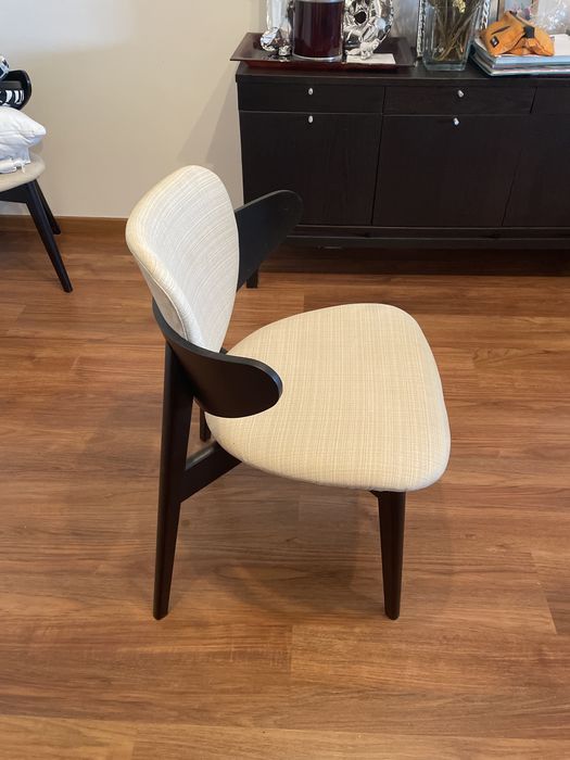 2 Cadeiras de tela e madeira, preço individual