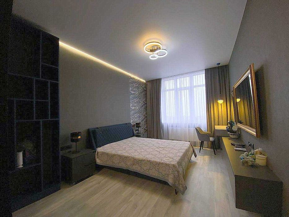 новая дизайнерская квартира в жк Олимпийский, панорама моря