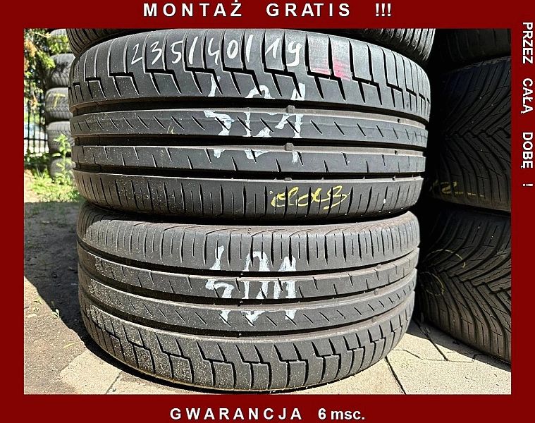 235/40/19 Continental Premium 6_5,5mm_2szt_(401)