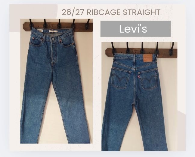 Levi's 26/27 ribcage straight