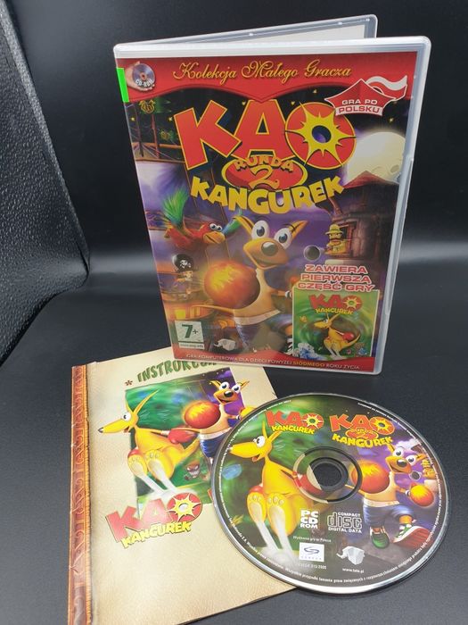 Gra PC Unikat Retro KAO Kangurek 1 i 2 2 części gry PL runda 2