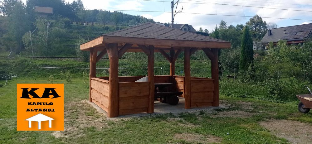 ALTANKI, ALTANY, altanka, altana na grubym balu