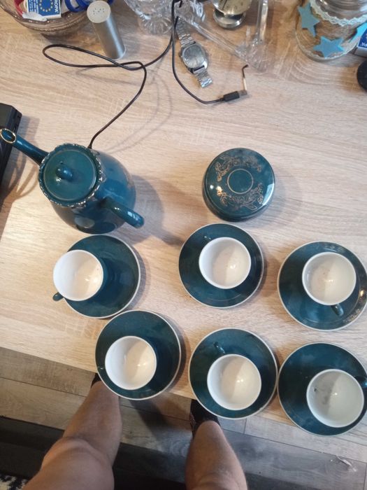 Serwis do herbaty z PRL-u