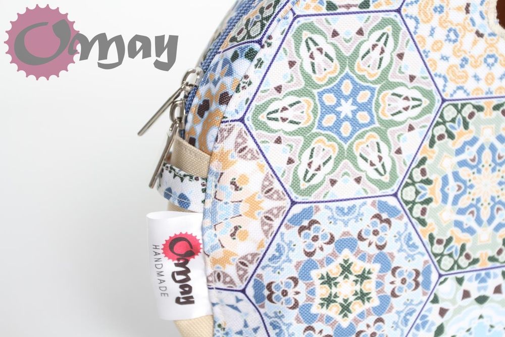 organizer OBAG MOON LIGHT kafelki biszkoptowe niebieski OMAY