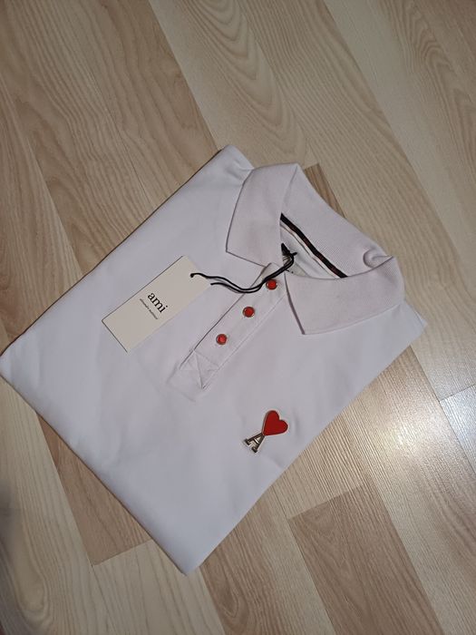 Nowa męska polowka ami biala l