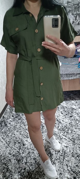 Платье на пуговицах