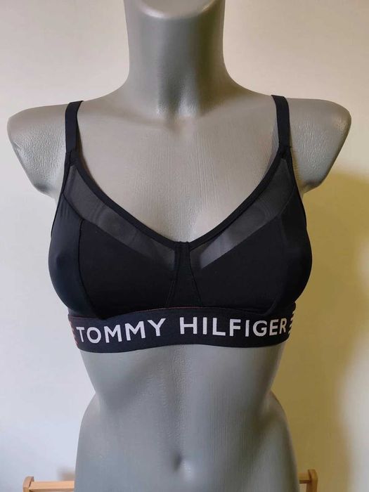 Top Sutia Tommy Hilfiger Preto Tamanho S - Novo com Etiqueta