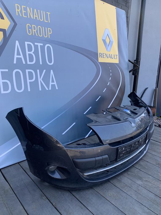Бампер передній Рено меган 3 TEB 66, перід бампер Megane 3 2009-2011