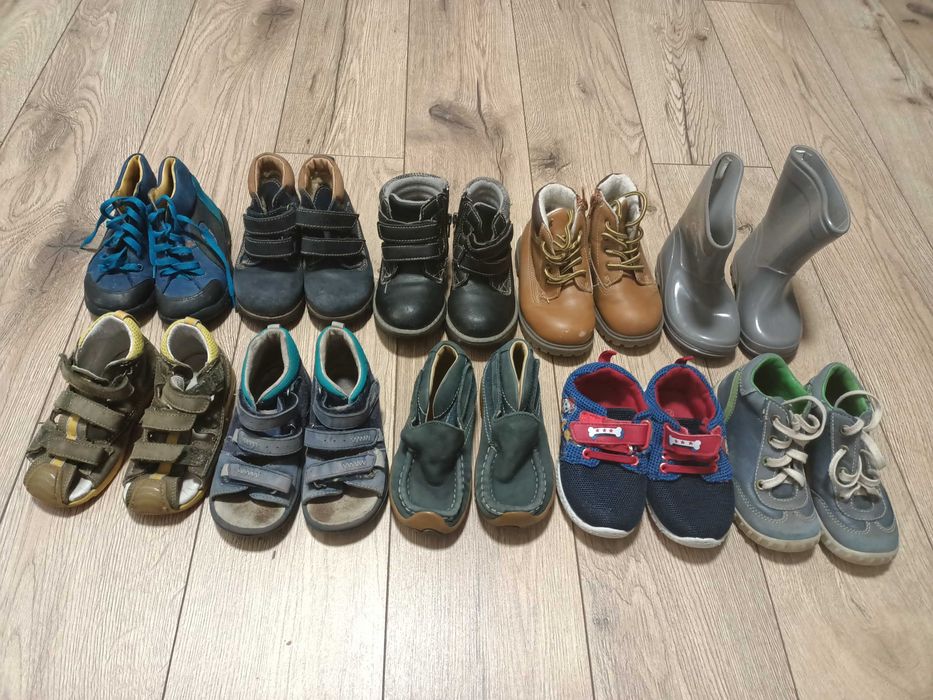 Buciki dla chłopczyka rozmiarem 24-25
