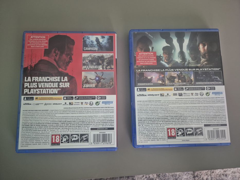 Call of duty ps5 MW2 e MW3