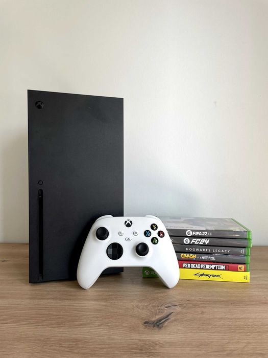 Xbox Series X 1TB + Caixa + Comando Original + Lote 6 Jogos