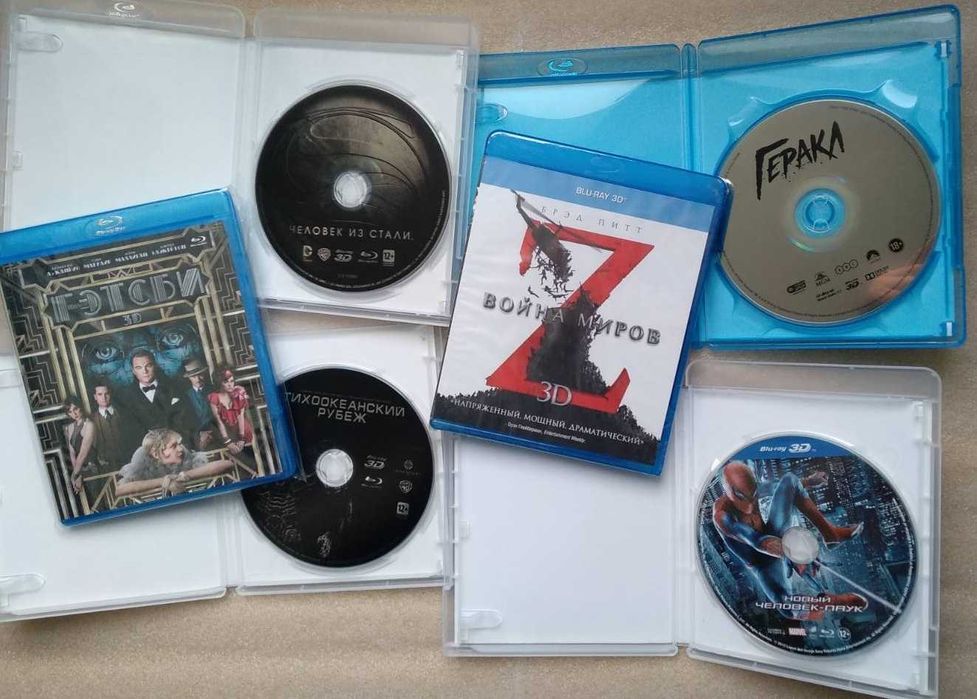 Фильмы в 3D Blu-ray Disc (лицензия блюрей, новые)