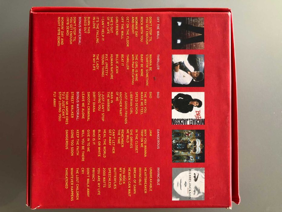 Coleção CDS MICHAEL JACKSON "The Collection" (inclui portes)
