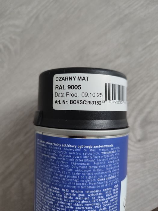 Farba Czarny spray 400 ml.