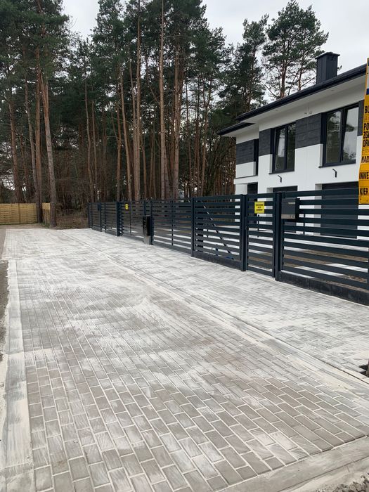 Ogrodzenia Panelowe Panele 3d Ogrodzenie KOMPLETNE Zestaw Transport 48