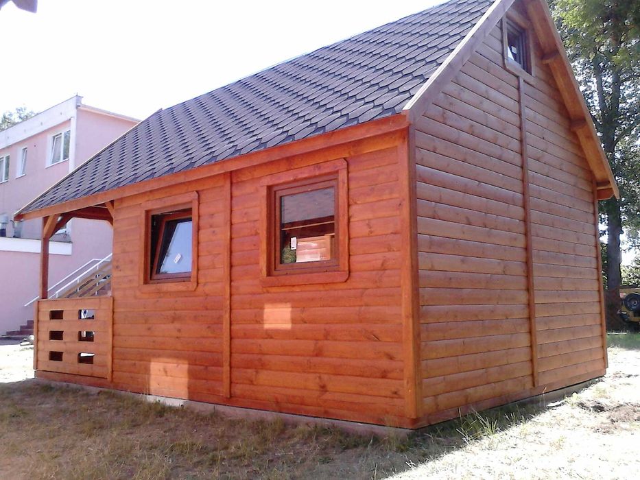 domek letniskowy,drewniany,ogrodowy,antresola,szkieletowy,do 35m2,gont